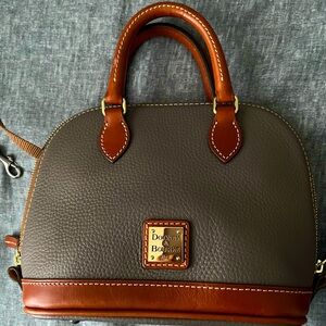 Dooney Bitsy Pebble leather satchel